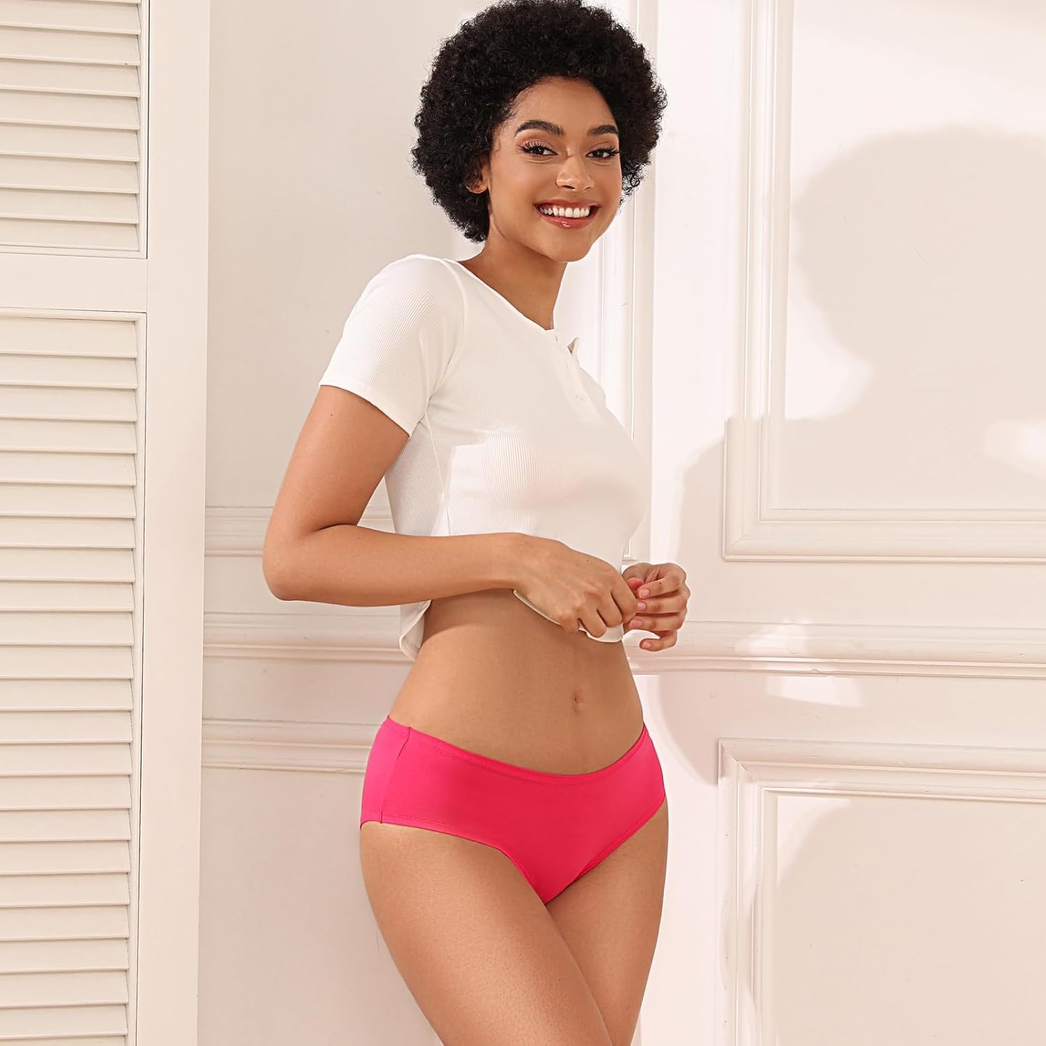 Thongs for Women Pack G String Thongs for Women Cotton Thong Underwear Sexy Soft T-back Underwear women 5 Pack - Image 3