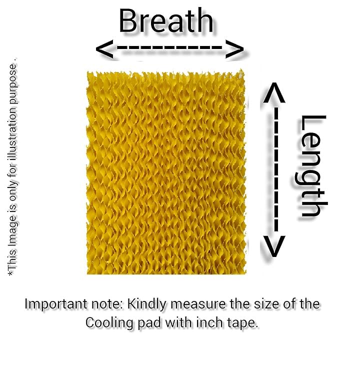 Image of PrimeWave Honeycomb for Symphony Diet 3D 30 litres Tower Cooler Set of 3 (Yellow)