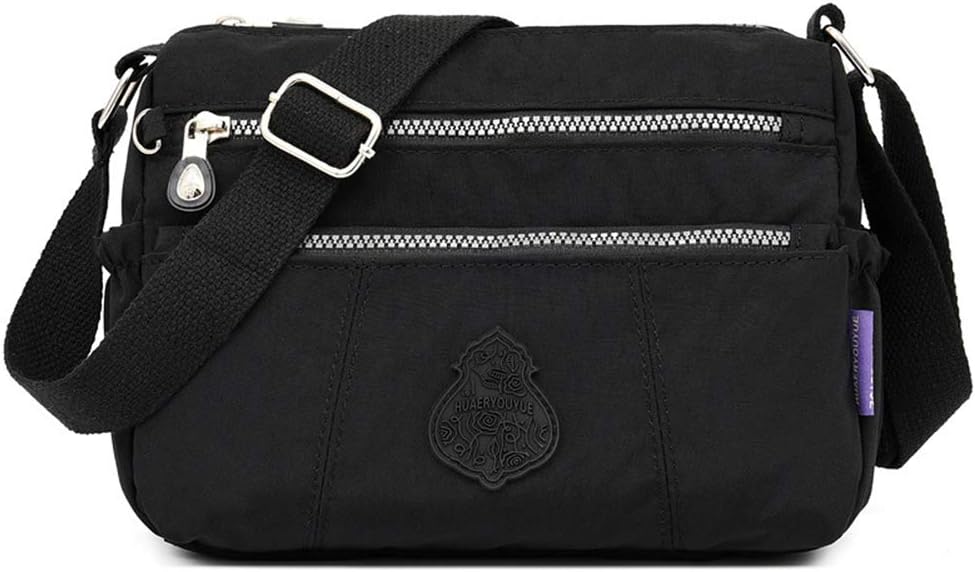 MINTEGRA Shoulder Bag for Women Waterproof Crossbody Purses Lightweight Nylon Work Travel Purse Messenger Bag