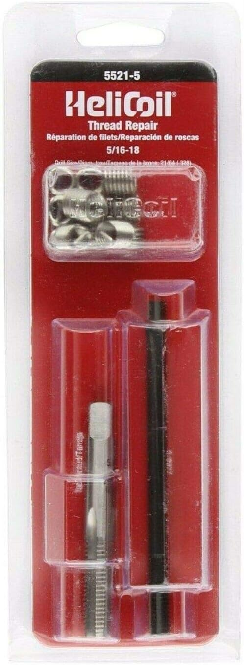 Heli-Coil Thread Repair Kit 12 Inserts 3/8"-16