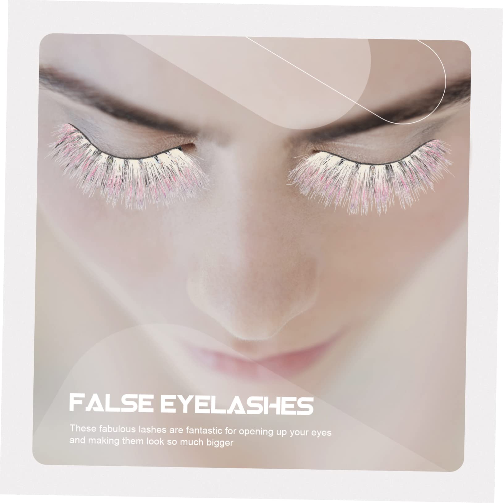 Healeved 4 Set Di Ciglia Finte A Lunghezza Intera Extension Per Ciglia Soffici 3d Look Per Donne Per Trucco Da Sfilata Di Moda 5 Paia*4