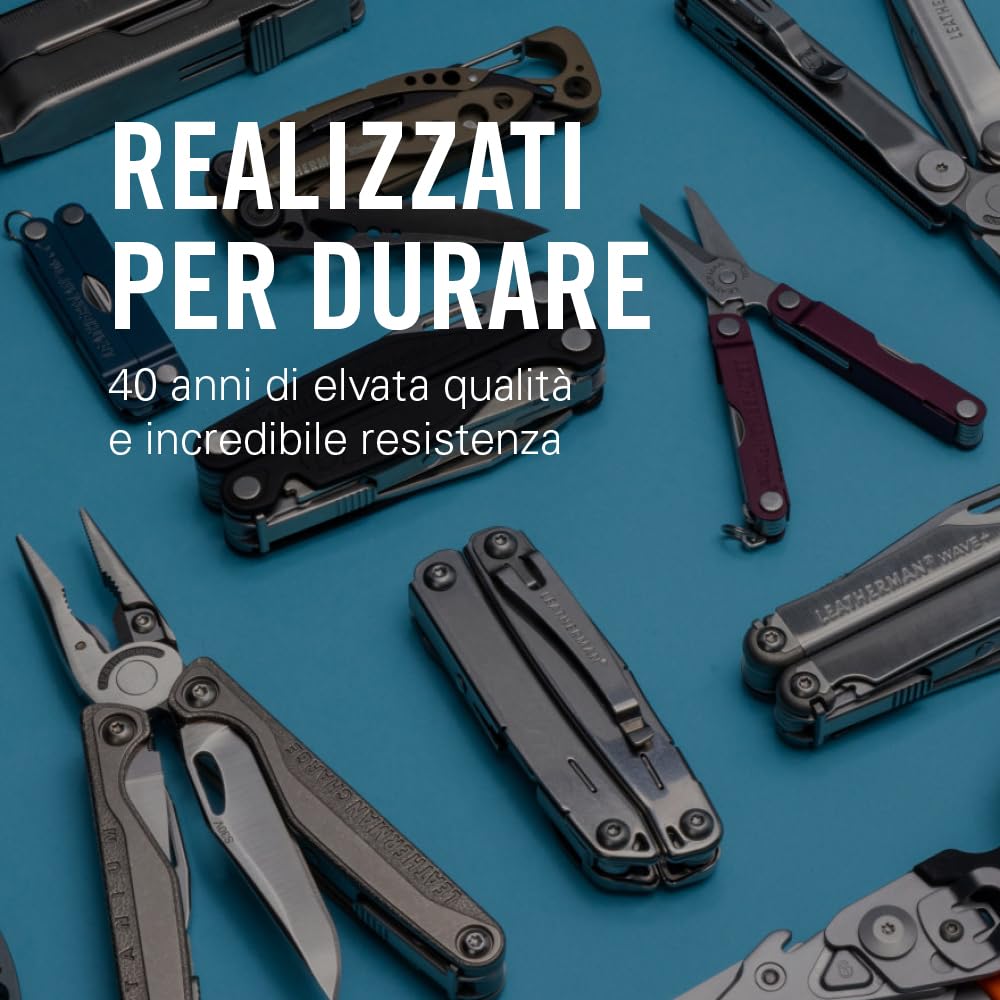 Leatherman Super Tool 300 - Multiutensile 19 in 1 Argento