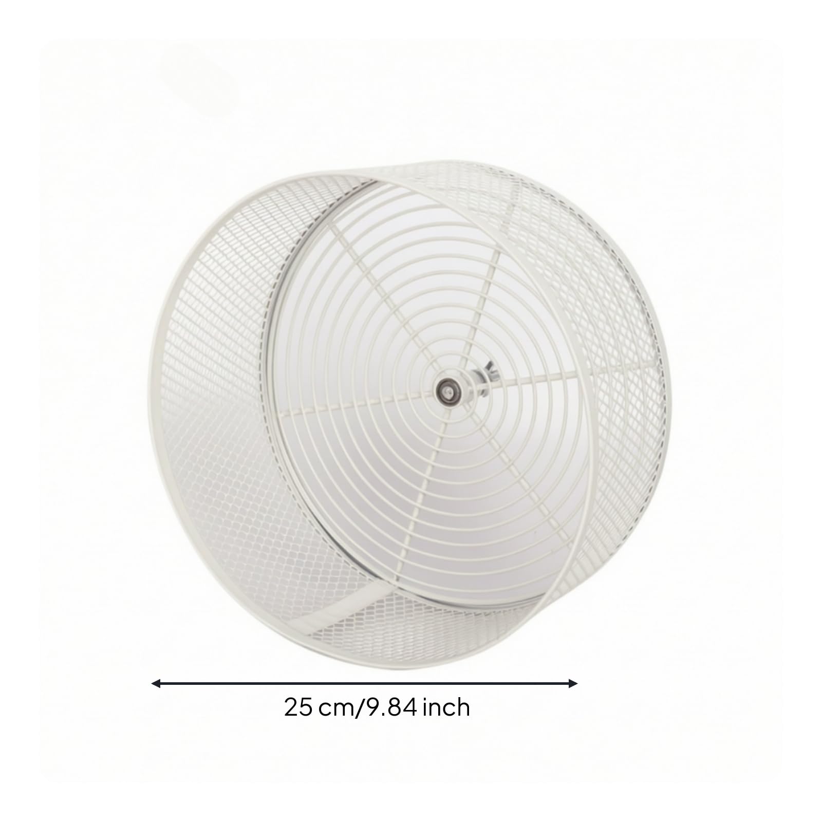 Roue pour Hamster Silencieux Accessoire, Blanc, 25 Cm