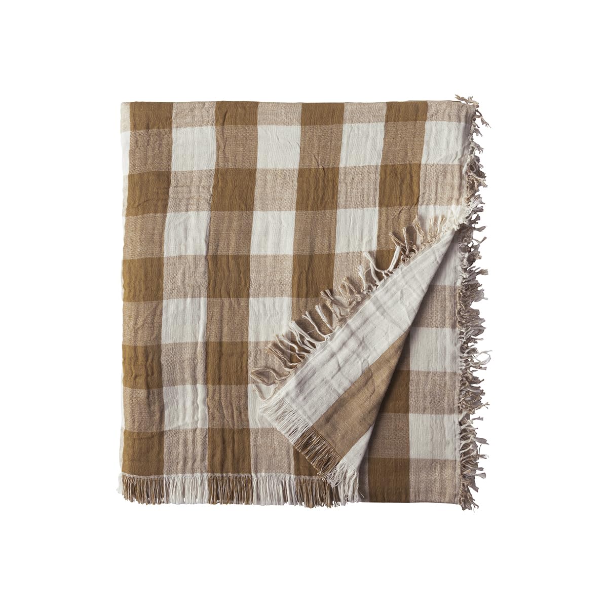 Essix Printed Cotton Gauze Blanket, Daisy, 130 x 170 cm