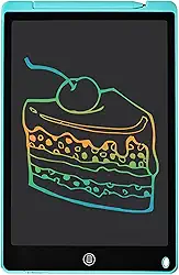 Tablet de Escrita LCD 12 Polegadas com Tela Colorida e Estilo para Desenho Anotações Deixar Mensagens Bebês Meninos Meninas Adultos Proteção os Olhos Portátil Fácil Usar Design Suporte Armazenamento d