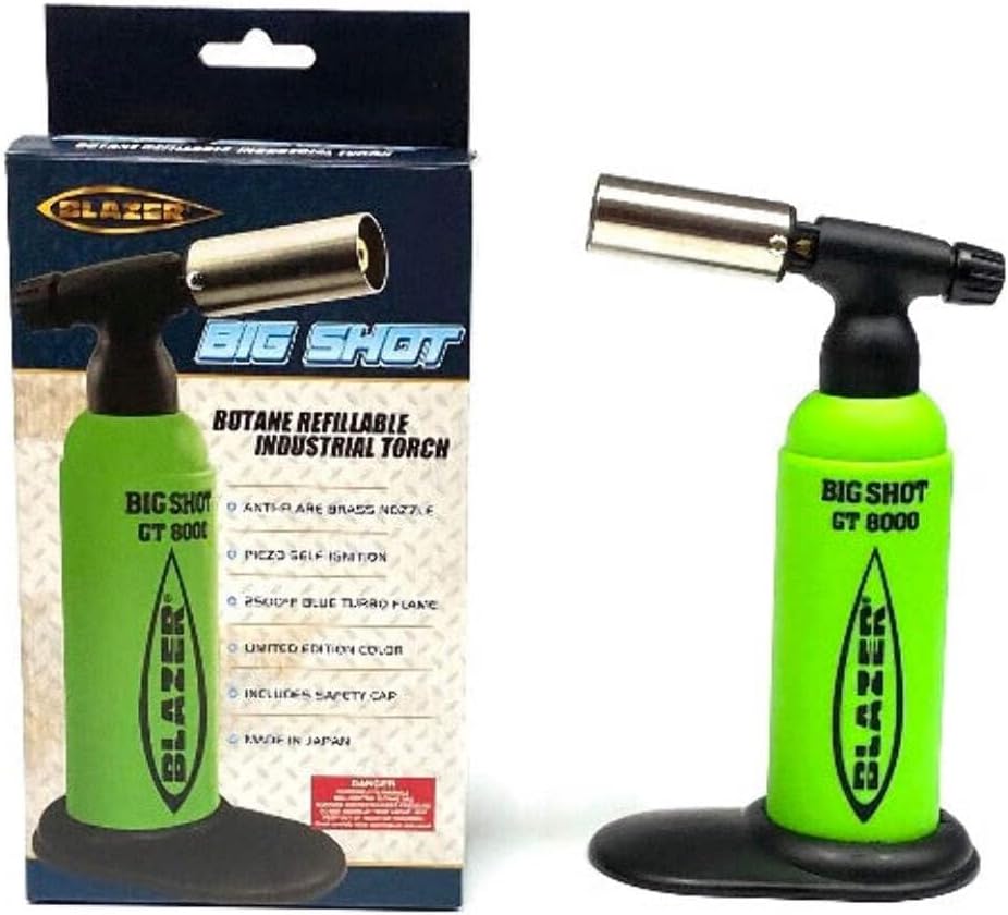 Neon Green Limited Edition Big Shot Torch by Blazer