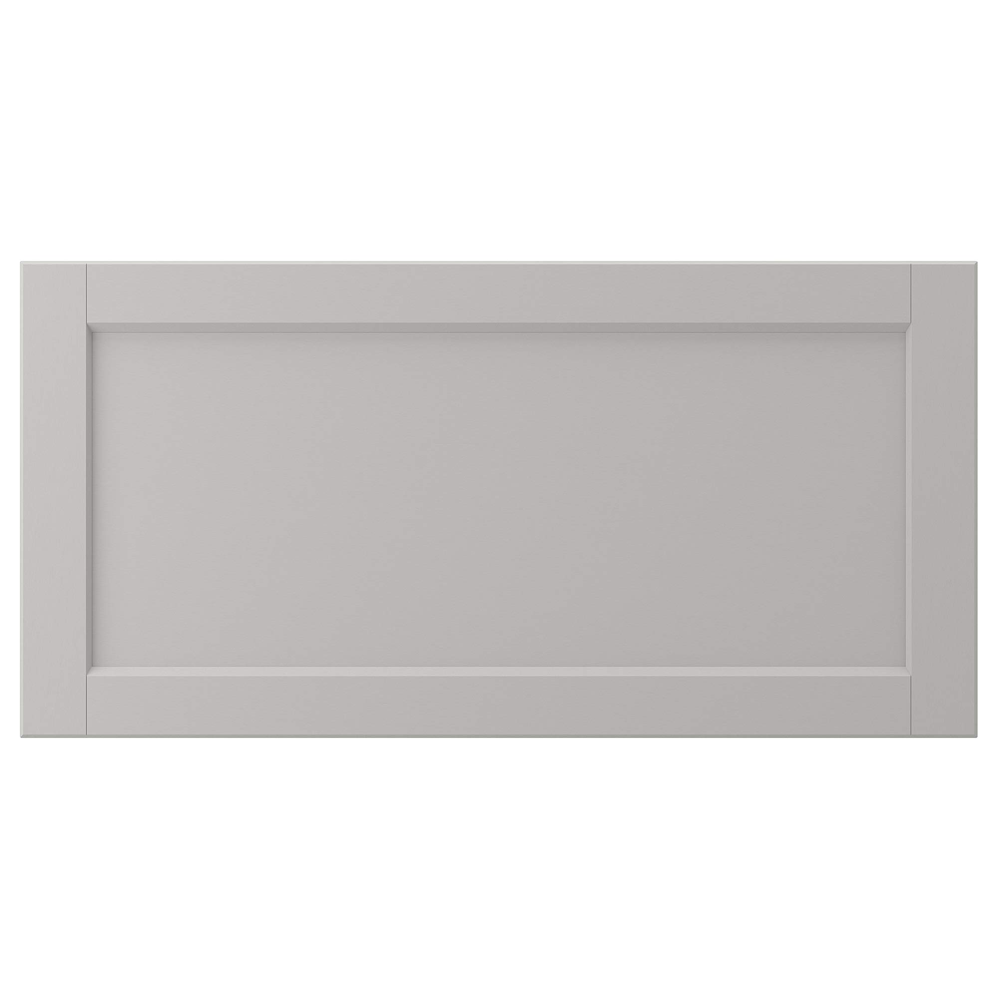 Façade de tiroir LERHYTTAN 80x40 cm pour créer une cuisine chaleureuse gris clair