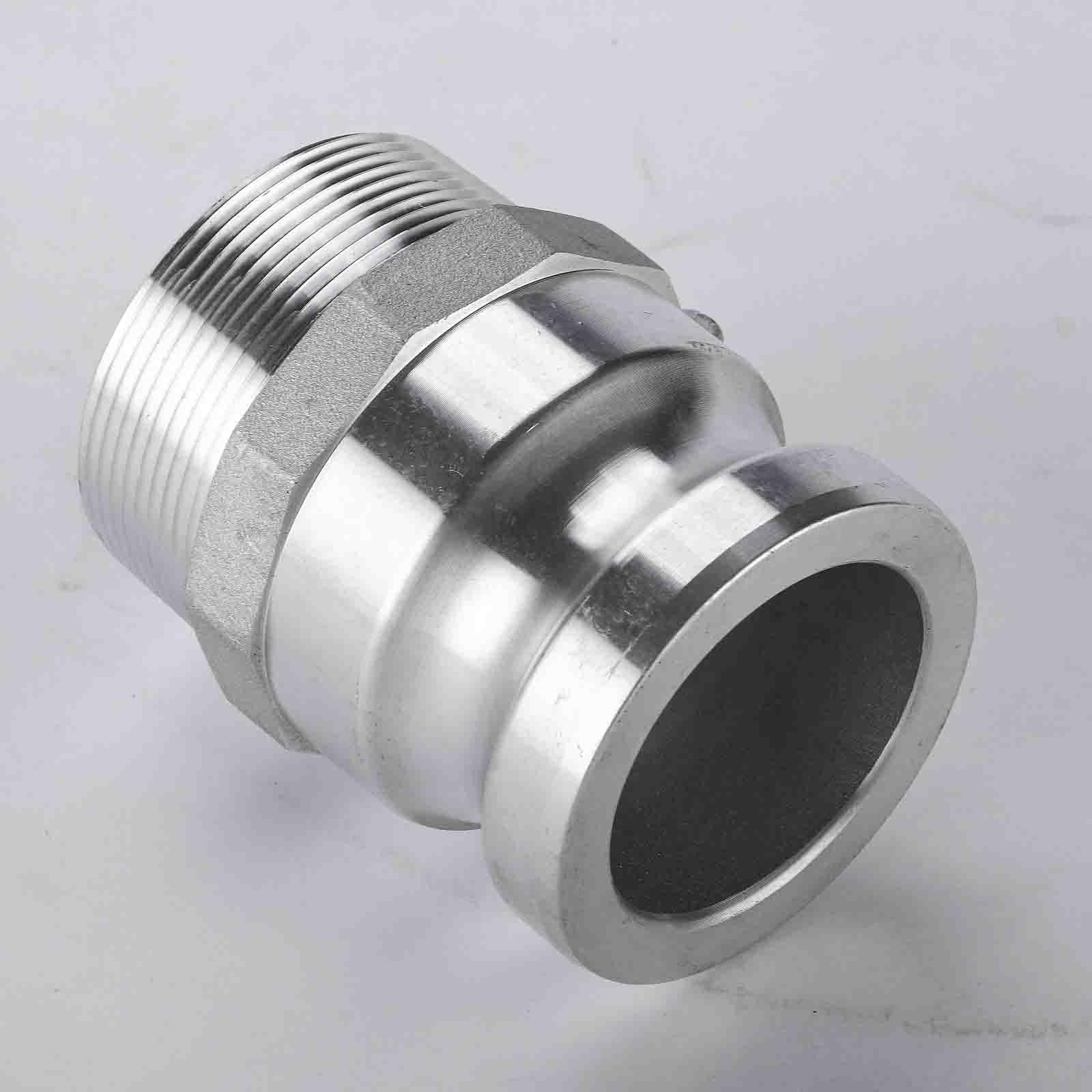 Acoplamientos de ranura de leva tipo F de 2 pulgadas, accesorios de manguera Camlock, acoplamientos de tubería (2 pulgadas-F200-2 piezas)