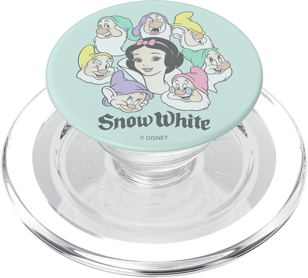 Disney Snow White And The Seven Dwarfs Classic Circle PopSockets PopGrip for MagSafe
