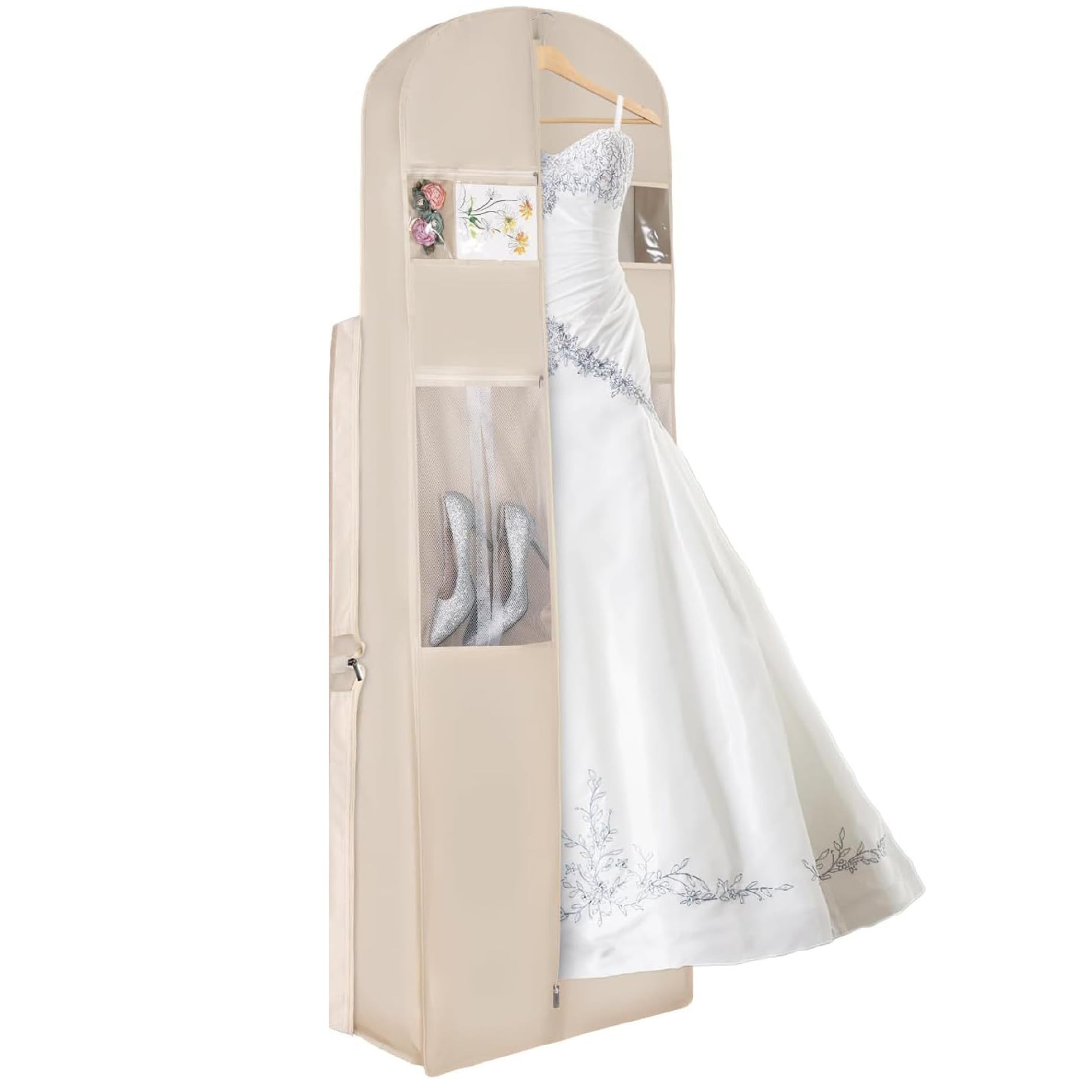 Sacs à vêtements multi-poches pour robes volumineuses sans pli