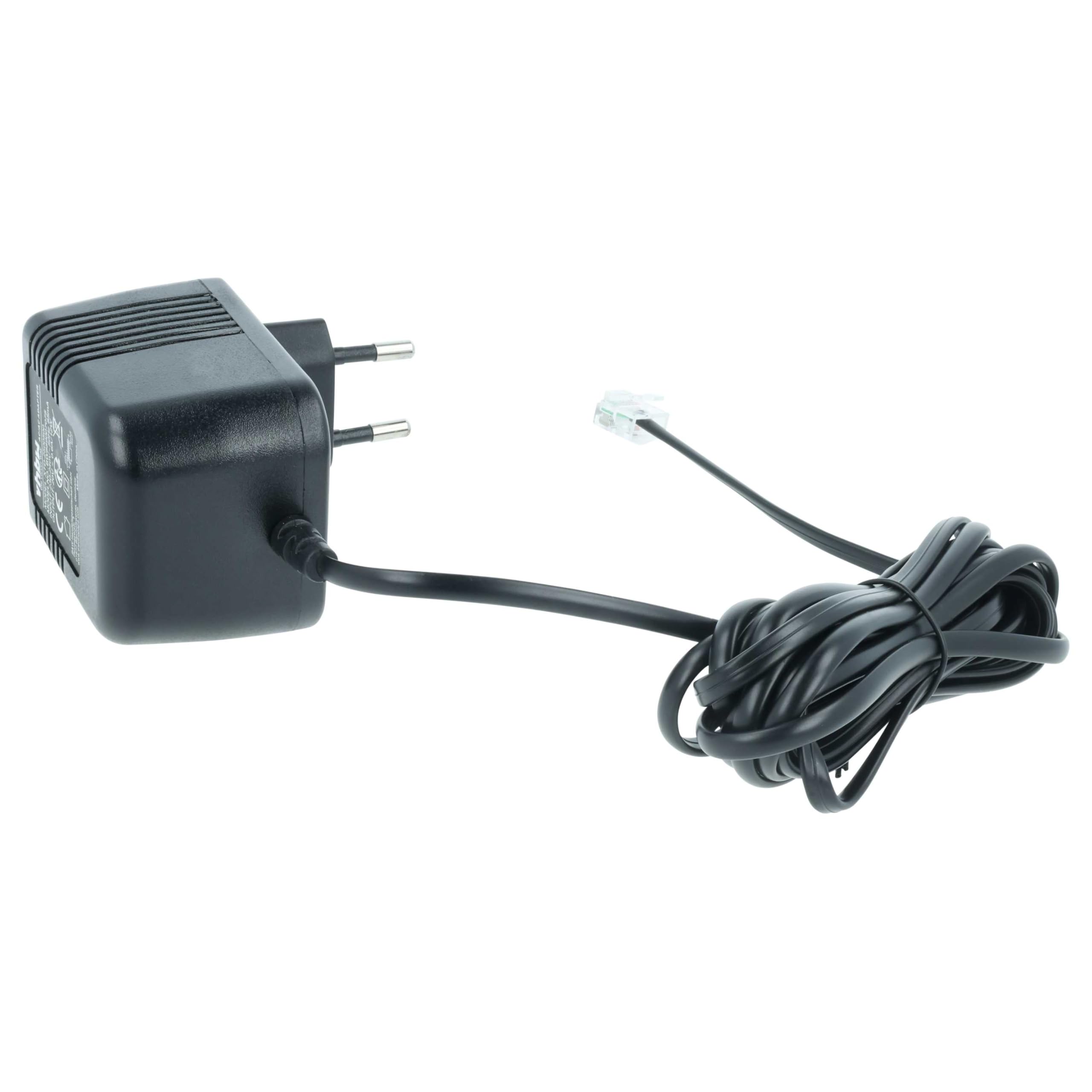 vhbw alimentatore compatibile con Aastra 6773 IP, 6775 IP telefono fisso, telefono di casa - 300 cm
