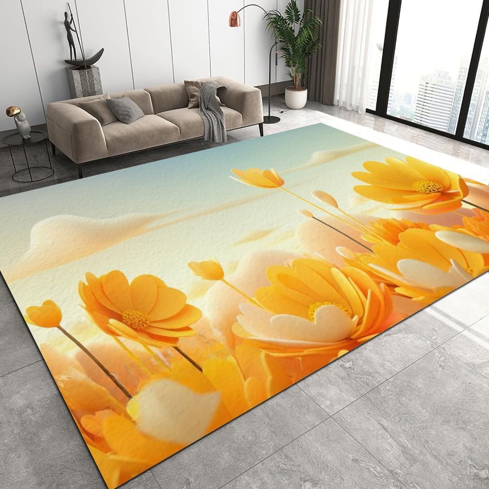 Tapis de salon 120x160cm anti-glisse et doux pour sécuriser une chambre d'enfant
