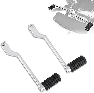 WOWTK Front and Rear Levers w/Shifter Pegs,Heel/Toe Shift Pegs for Harley 1986-2017 FL Softail,1988-2024 Touring Road King Road Glide Street Glide Electra Glide and 2008-later Trike Models