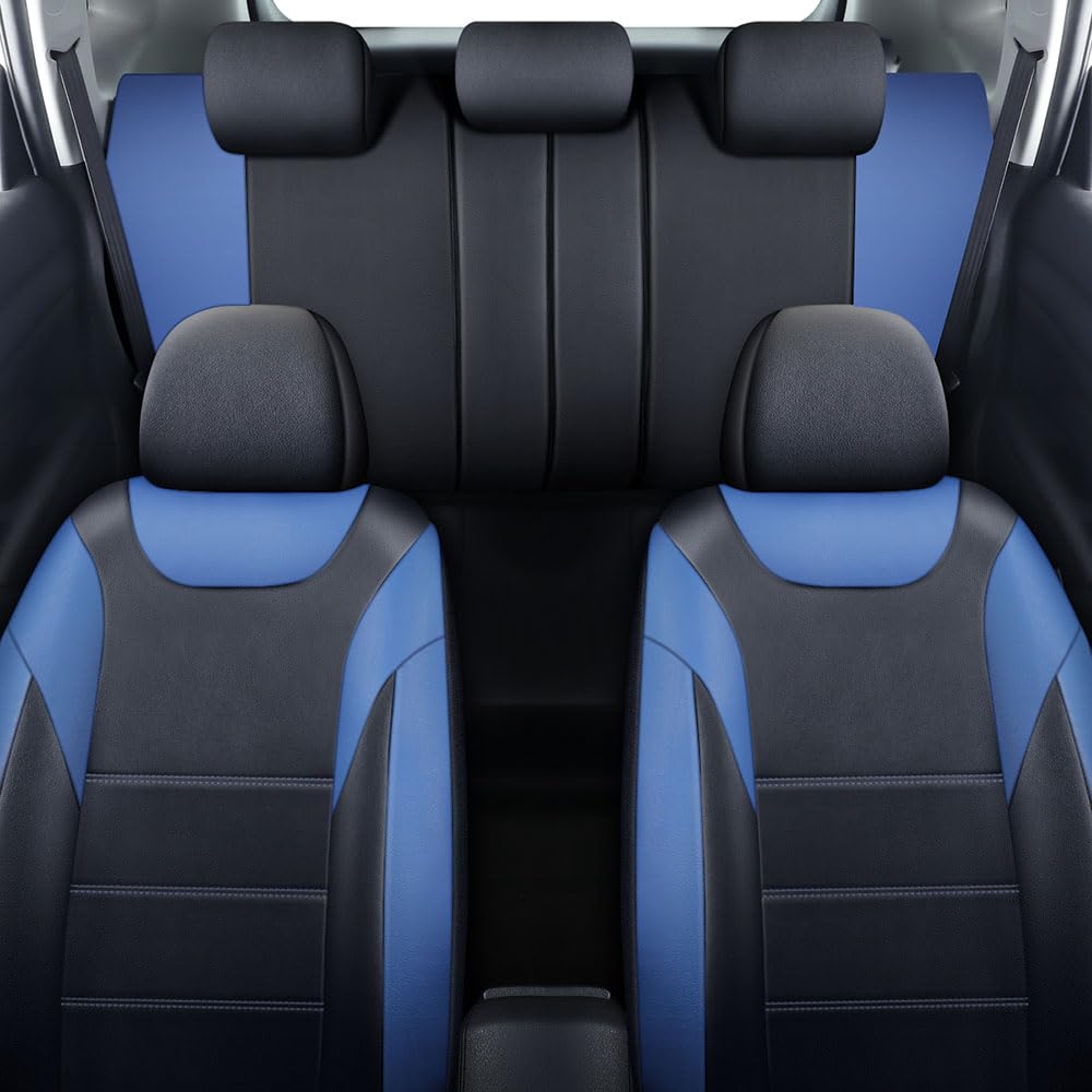 Funda de asiento de piel sintética de 5 plazas para Nissan Almera, Juke, Leaf, Micra Navara Pulsar Qashqai Qashqai Qashqai 2 X-Trail