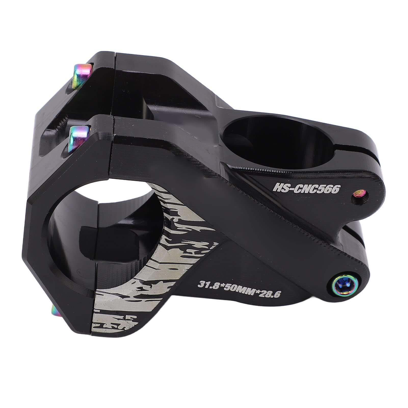 Kierownica rowerowa STEM lekki moment wydrążony otwór rzeźbiony design akcesoria do kierownicy roweru górskiego rower szosowy stop aluminium 50 mm 31,8 mm 28,6 mm 40 mm 0 °