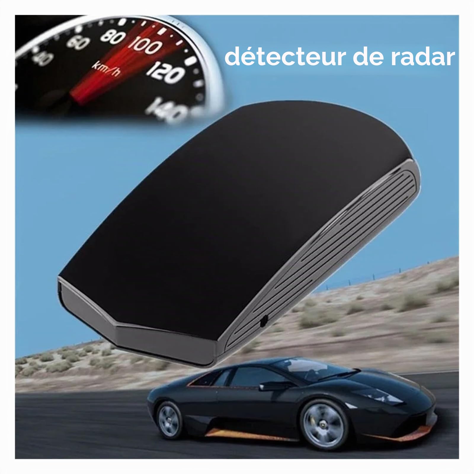 Détecteur de radar universel avec alertes vocales en temps réel, détection de bande K X Ka