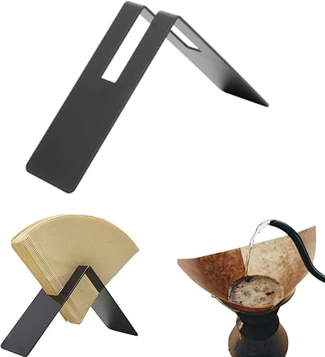 Kaffeefilterhalter,Filtertütenhalter aus Edelstahl,Holder Dispenser Papier,Kaffe