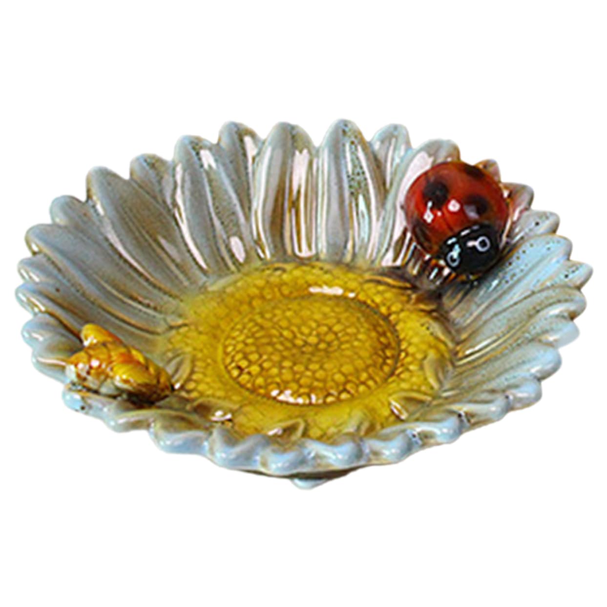 Jabonera de Cerámica en Forma de Flor, Plato Porta Jabón Decorativo
