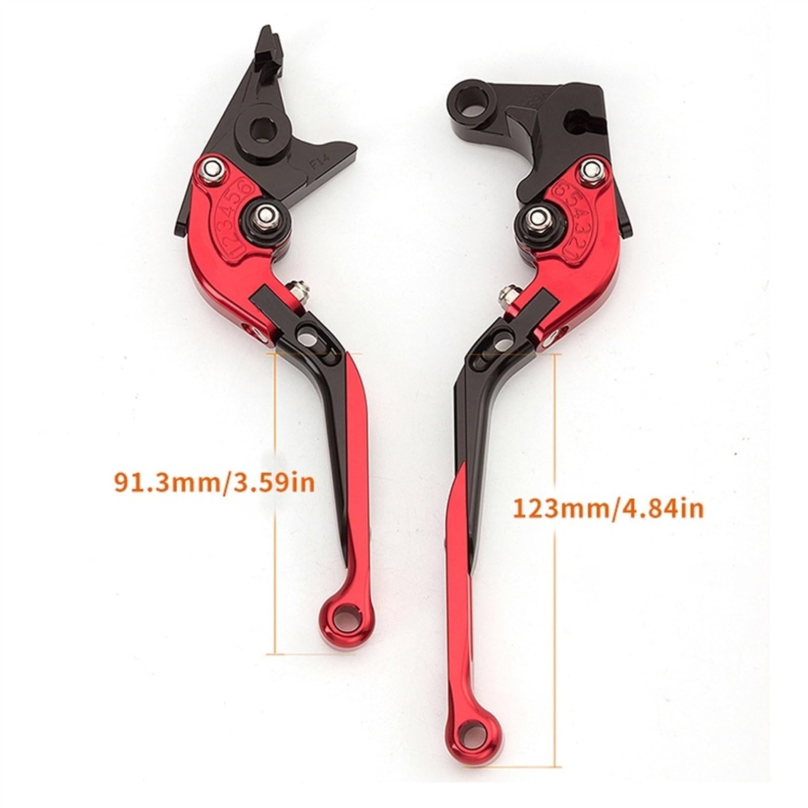 Accesorios for Motocicletas Palanca de Embrague de Freno CNC palancas Extensibles Plegables Ajustables for Zontes G1-125 ZT125-U 125 U1 125 U125
