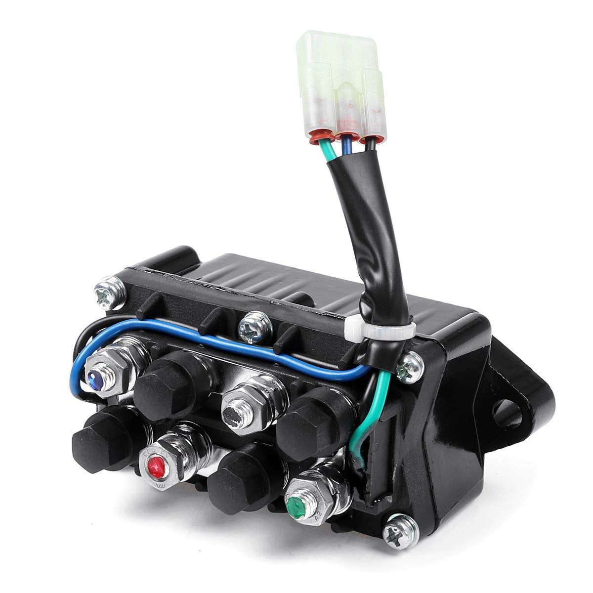 Universal Winch Solenoid Relay Switch Assembly for Arctic Cat ATV Warn Winch 0409066 0409-066