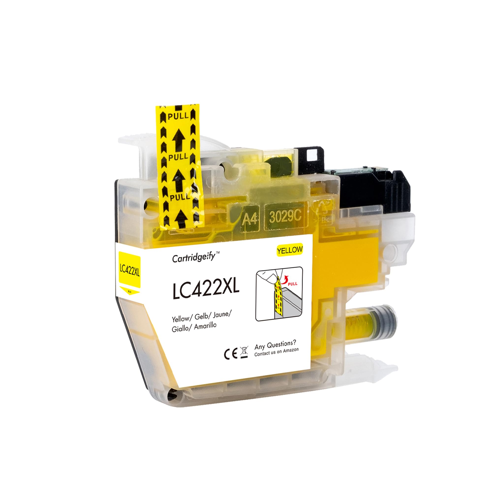 CartridgeifyLC422 XL Ink Cartridges Compatible with Brother LC-422VAL LC-422 XL Printer Cartridges (1 x Yellow) for MFC-J5340DW MFC-J5345DW MFC-J5740DW MFC-J6540DW MFC-J6940DW MFC-J5340DWE