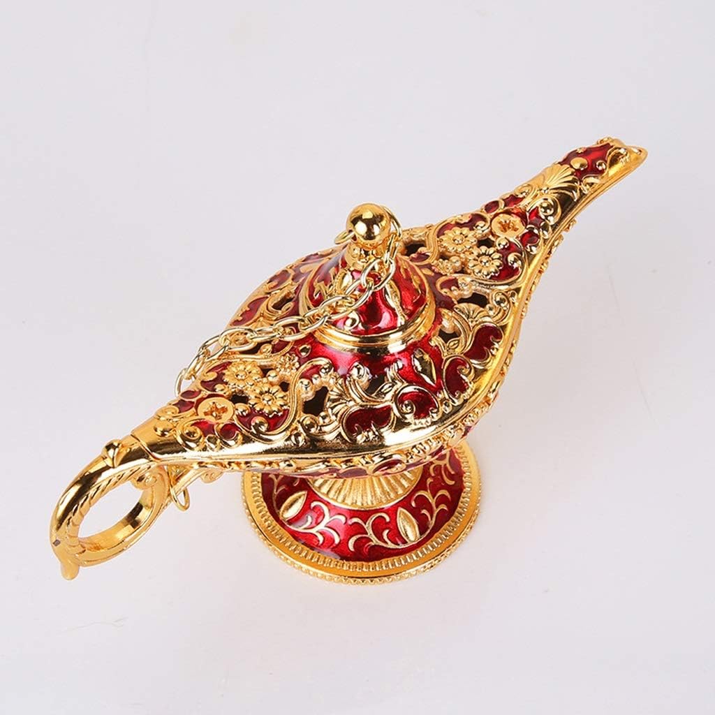 Aladdin Lamp Ornament Decoration European Style Exquisite Props (Color : C) (A)
