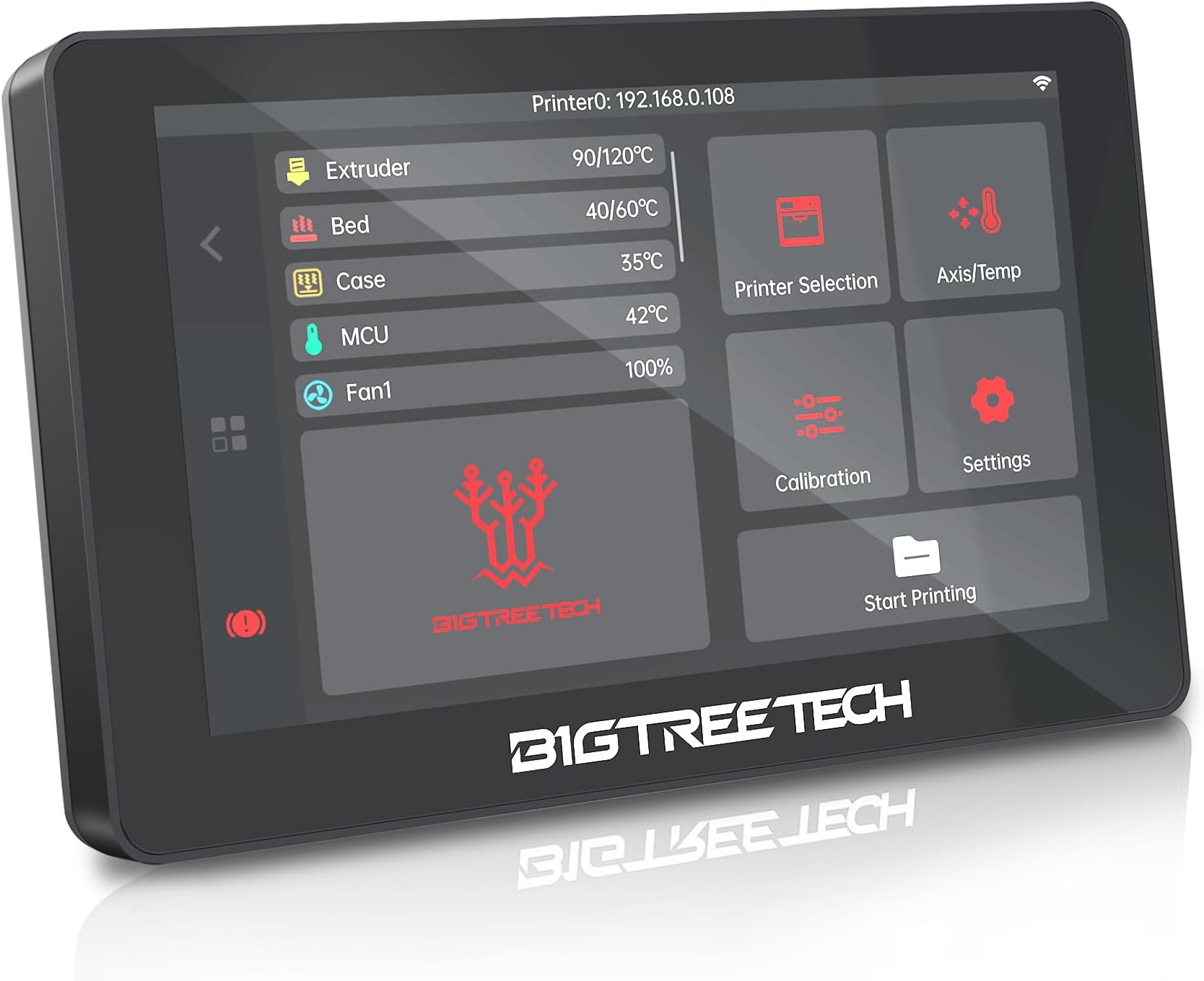 BIGTREETECH K-Touch, Klipper Touch Screen Compatible with Creality-K1 MAX/K1C Voron2.4 VzBot, Support Wireless Control, Mobile Monitoring, Multi-Printers Management, for M8P+CB1/CB2,Kraken,BTT Pi 1/2