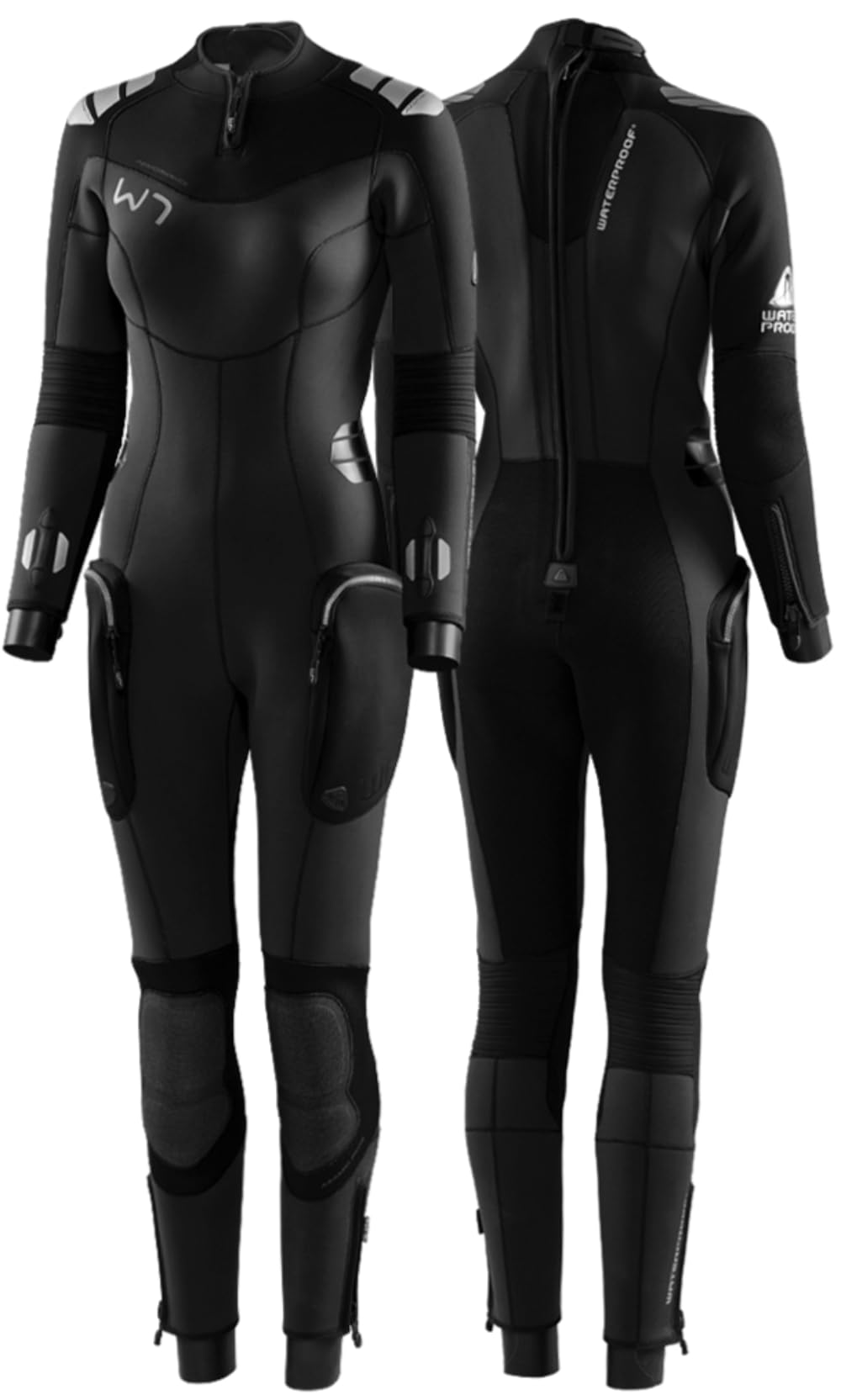 Waterproof Womens W7 7mm Backzip Wetsuit, X-Large