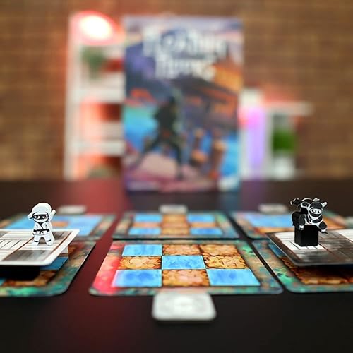 Miniatura 7 de CardLords Floors - Un juego táctico 3D de equilibrio y astucia, equilibra tus ninjas con Jutsu, juego de mesa para mover y coleccionar, 2-4