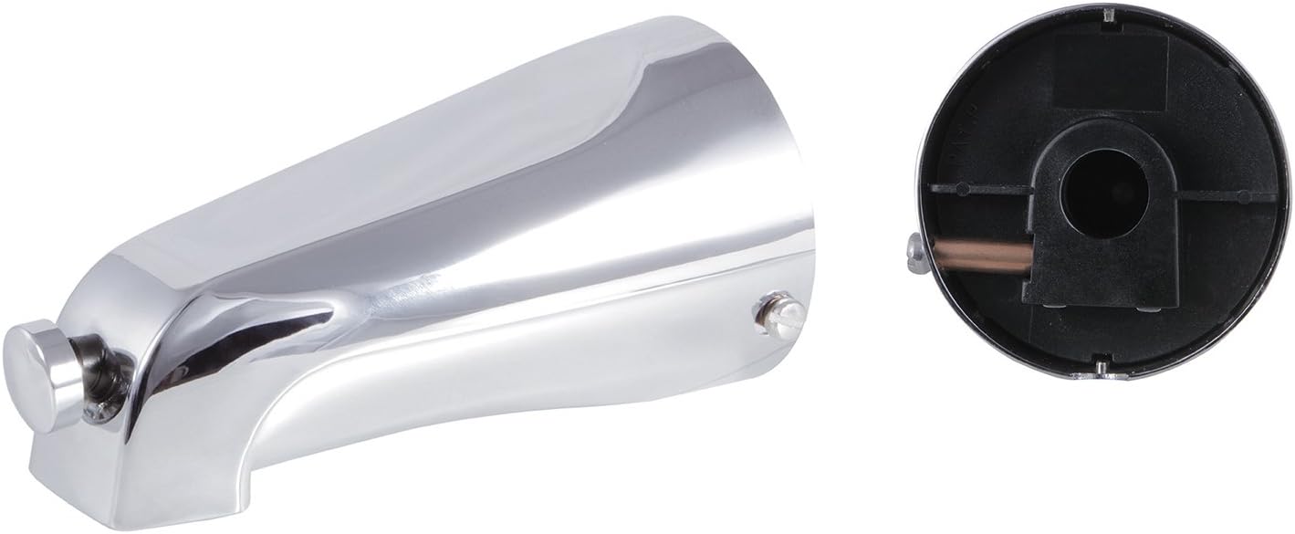 Kingston Brass K1267A1 Showers Cape 5-1/8-Inch Tub Diverter, 4-11/16" in Spout Reach, Polished Chrome