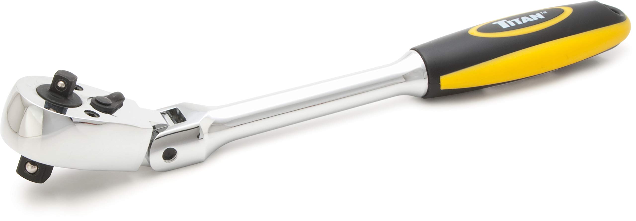Titan Tools 12357 1/4 and 3/8-Inch Drive Flex Head Ratchet - Multi-Colour — image 1