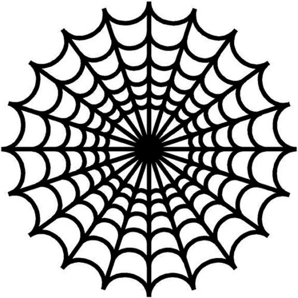 Auto Accessory Spider Web Stickers Waterproof PVC Vinyl Decals for Car Motorcycle Laptop(Black)