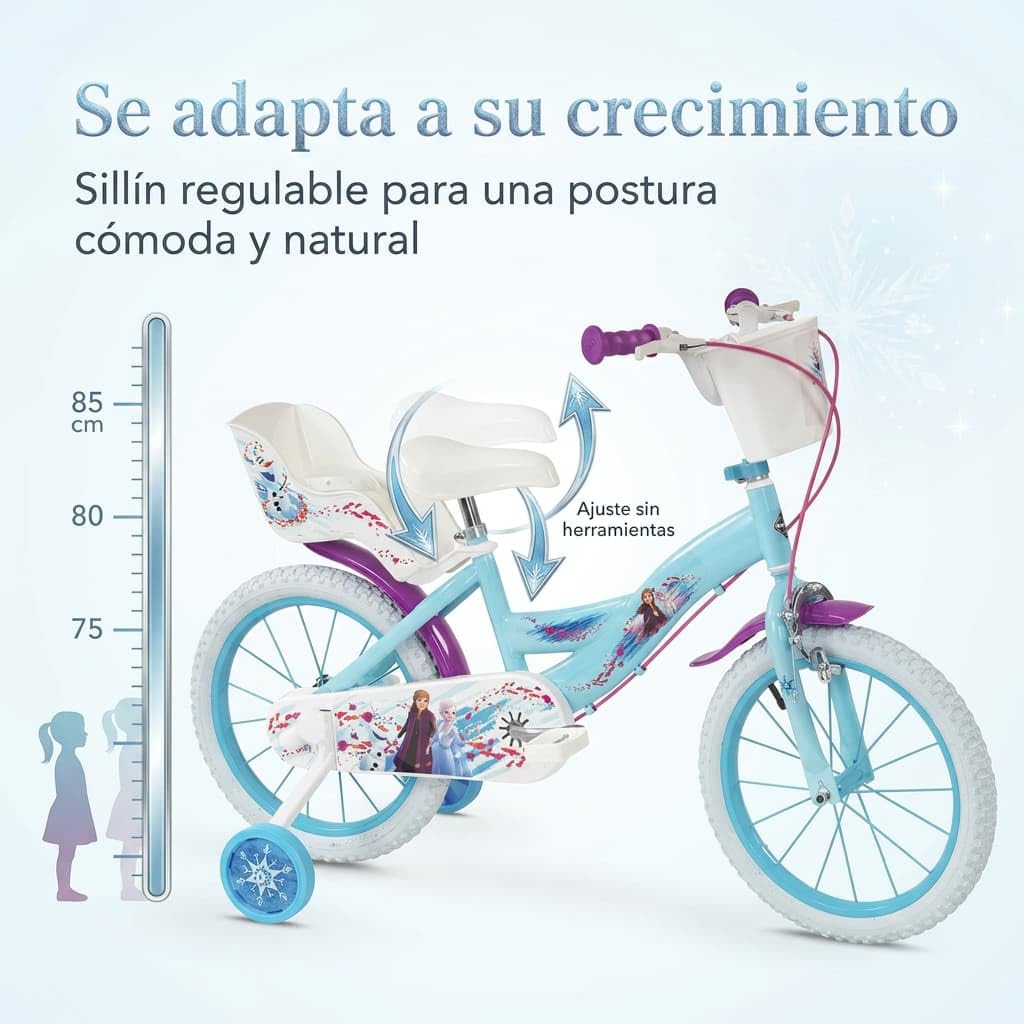 TOIMSA Bicicleta 16" Frozen Huffy 5/8 Años