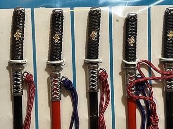 Amazon.co.jp: レトロ ミニチュア 日本刀 セット 倉庫品 合金