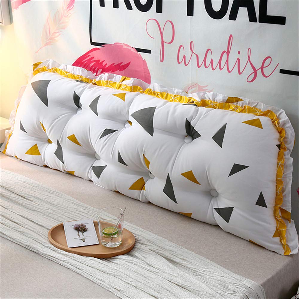 WSNBB Pillow lumbar pore sofa padded backrest large waist pillow in bed (size: 120cm, 150cm, 180cm, 20cm)-A-120cm