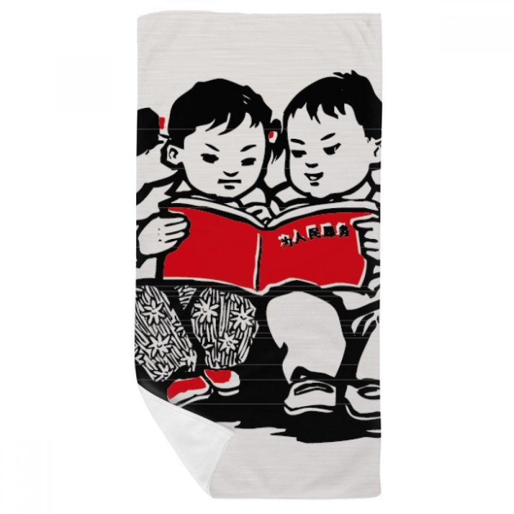 Débarbouillette absorbante et douce 35x70cm pour le visage des enfants