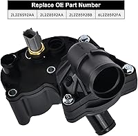 Vista 2 de Kit de montaje de carcasa de termostato EVIL ENERGY, 2L2Z8592AA, Compatible con Explorer Sport 2002-2010 y Mercury Mountaineer V6 4.0L