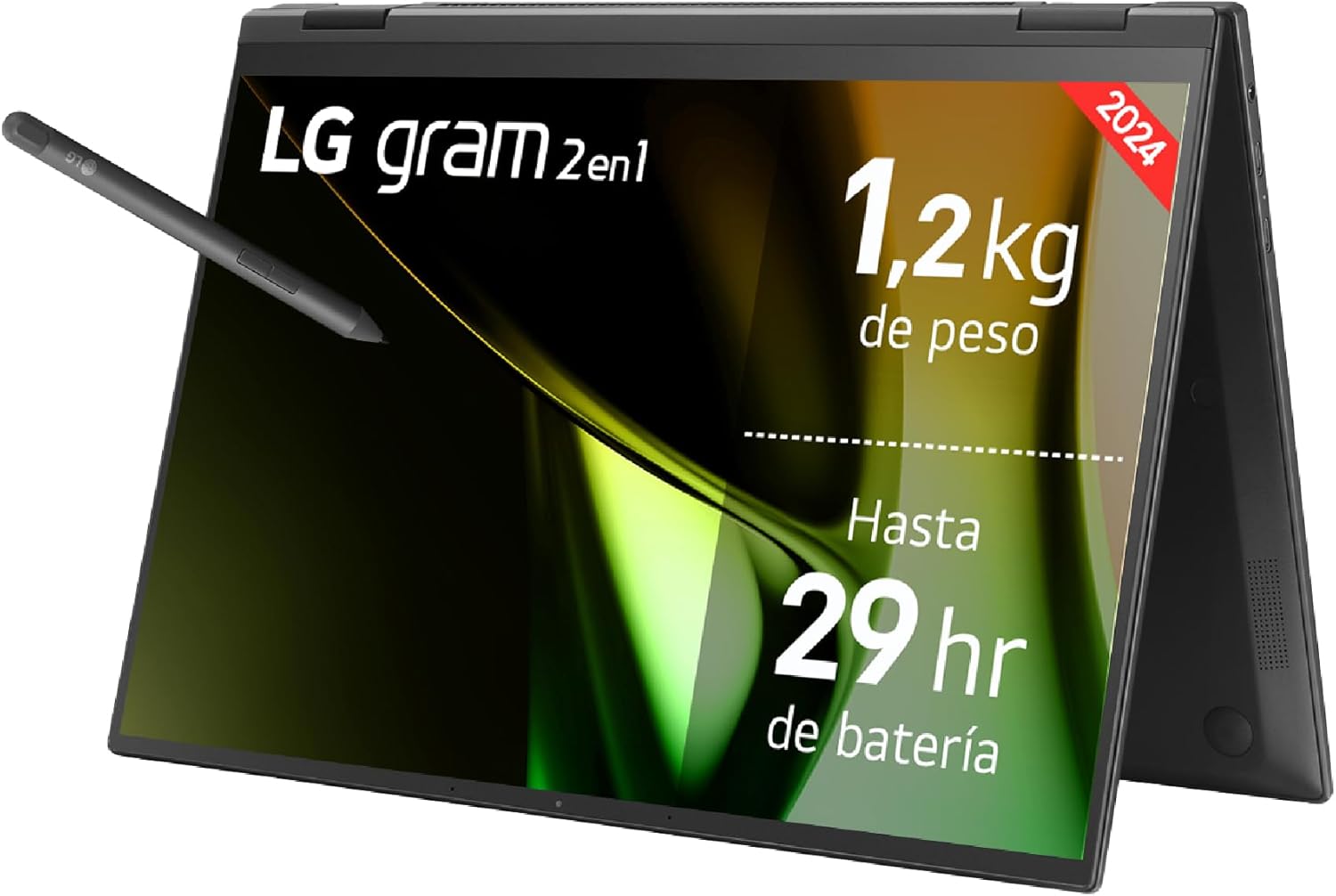 LG Gram 2 en 1 14T90S-G.AA75B - Portátil Ultraligero de 35.5 cm (14