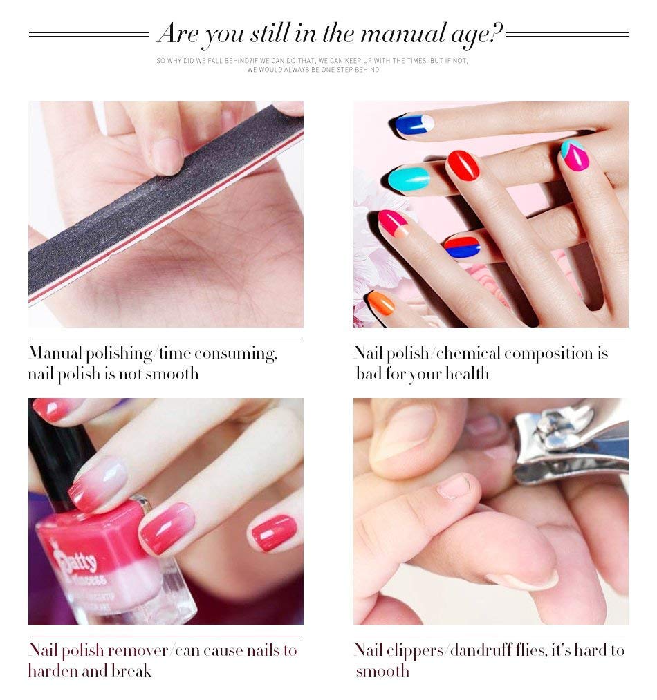LoveCrazy Aspirador Manicure Polvo Uñas para Manicura y Pedicura Herramienta Profesional Colector de Polvo para Limpieza de Uñas y Aspiradores con Bolsa