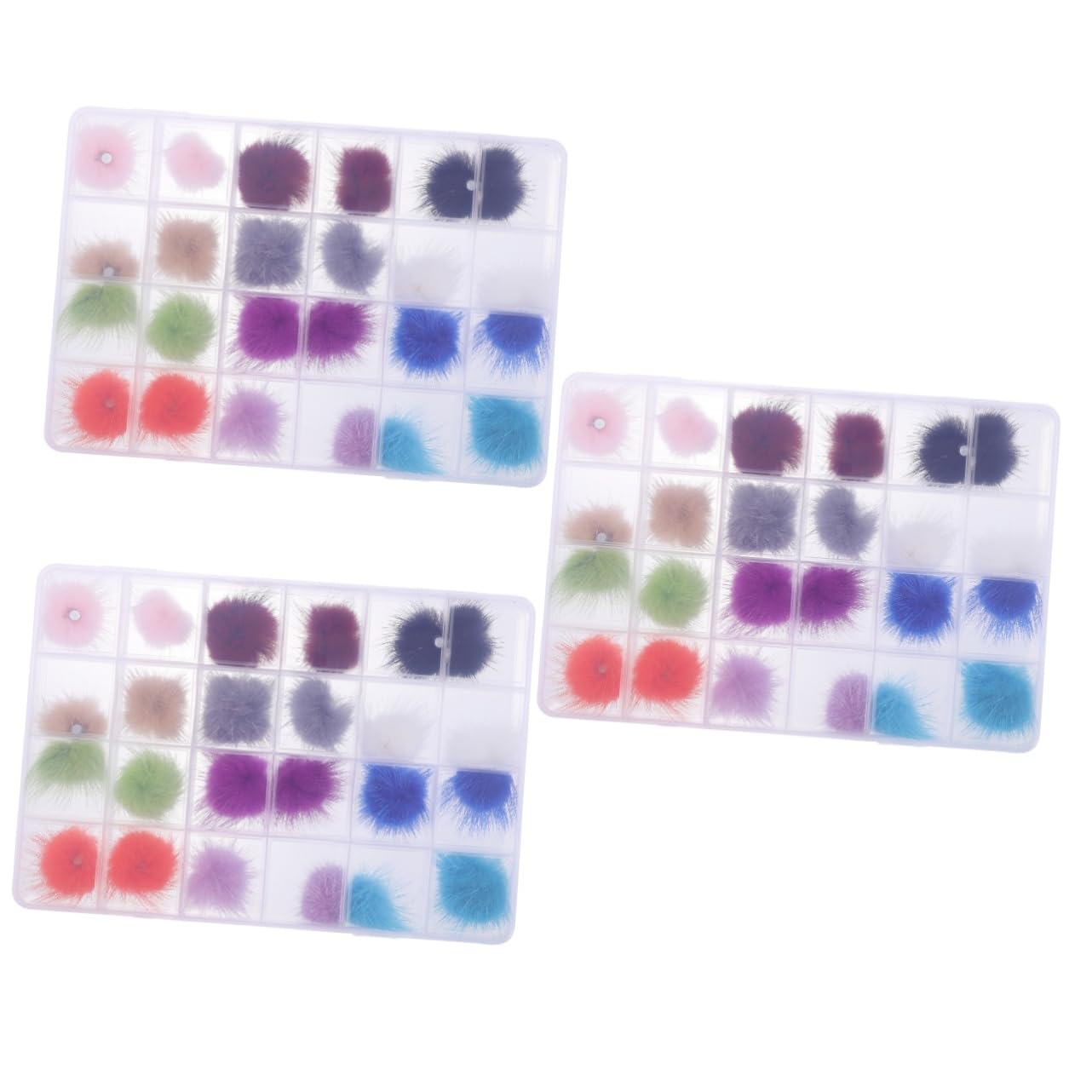 Healvian 24pièces Décorations Boules Amovibles Accessoires De Nail Art Pour Manucure
