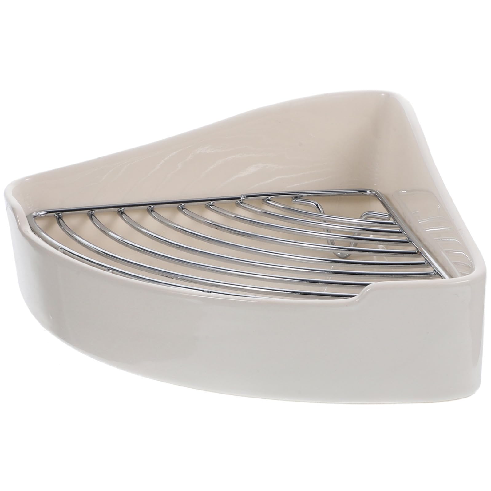 CLISPEED Toilette Triangolare in Materiale Ceramico per Conigli e Criceti, Resistente alla Ruggine e Sicura per Animali Domestici, per Ufficio e Bagno