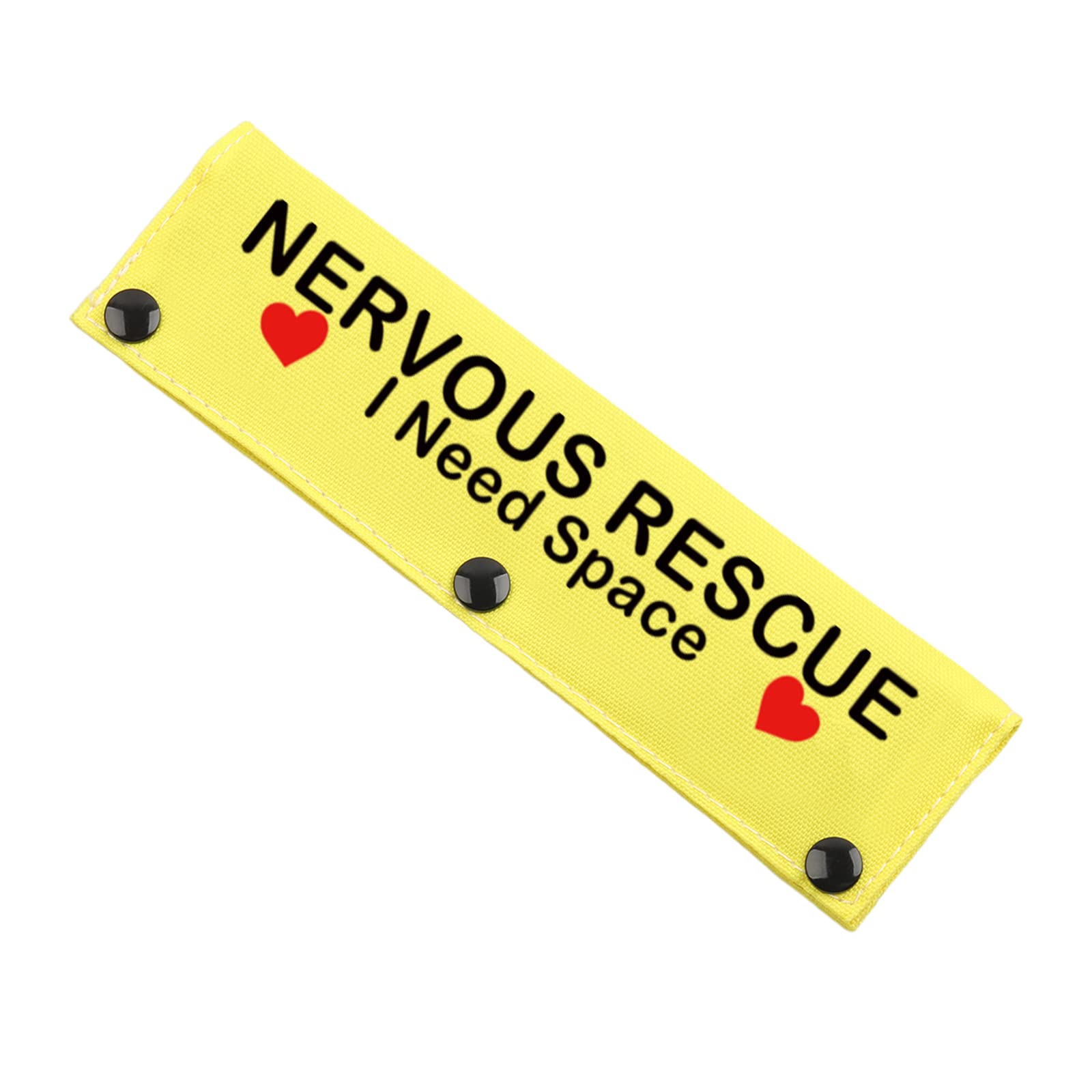 JXGZSO Epilepsy Alert Dog Leash Sleeve Emergency Medical Dog Leash Wrap Epilepsy Medical Alert Gift (N R I Need Space DLS)