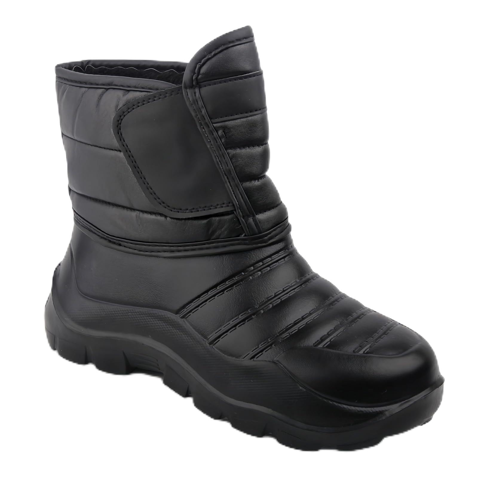 CHILLIFE Stivali invernali da uomo – Stivali in EVA impermeabili con fodera calda, ultra leggera, termici, realizzati in Portogallo