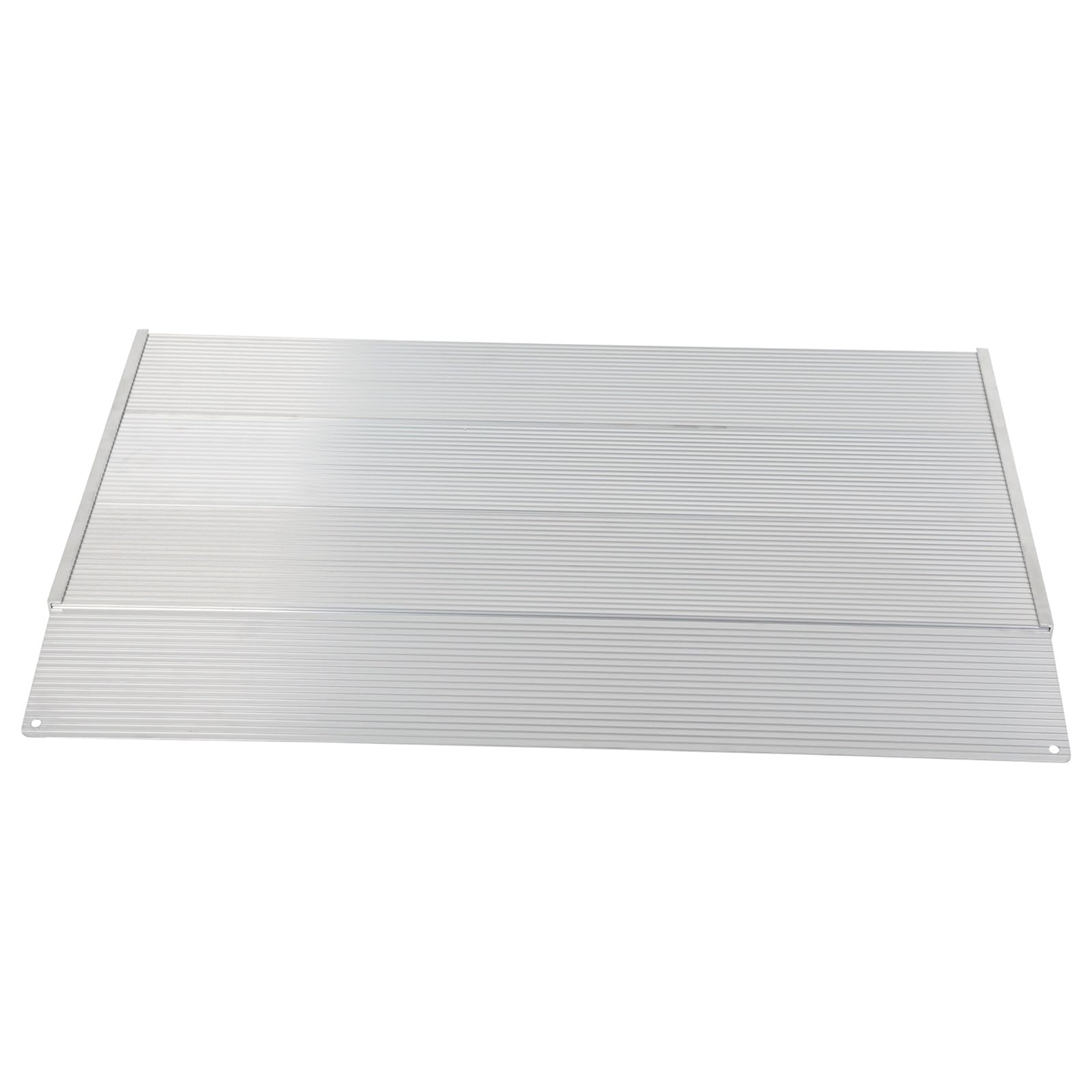 ECCPP Adjustable Wheelchair Ramp 600lbs Capacity Aluminum Portable Telescoping Ramp, for Steps, Home, Stairs, Doorways 4FT Non-Skid Threshold Ramp