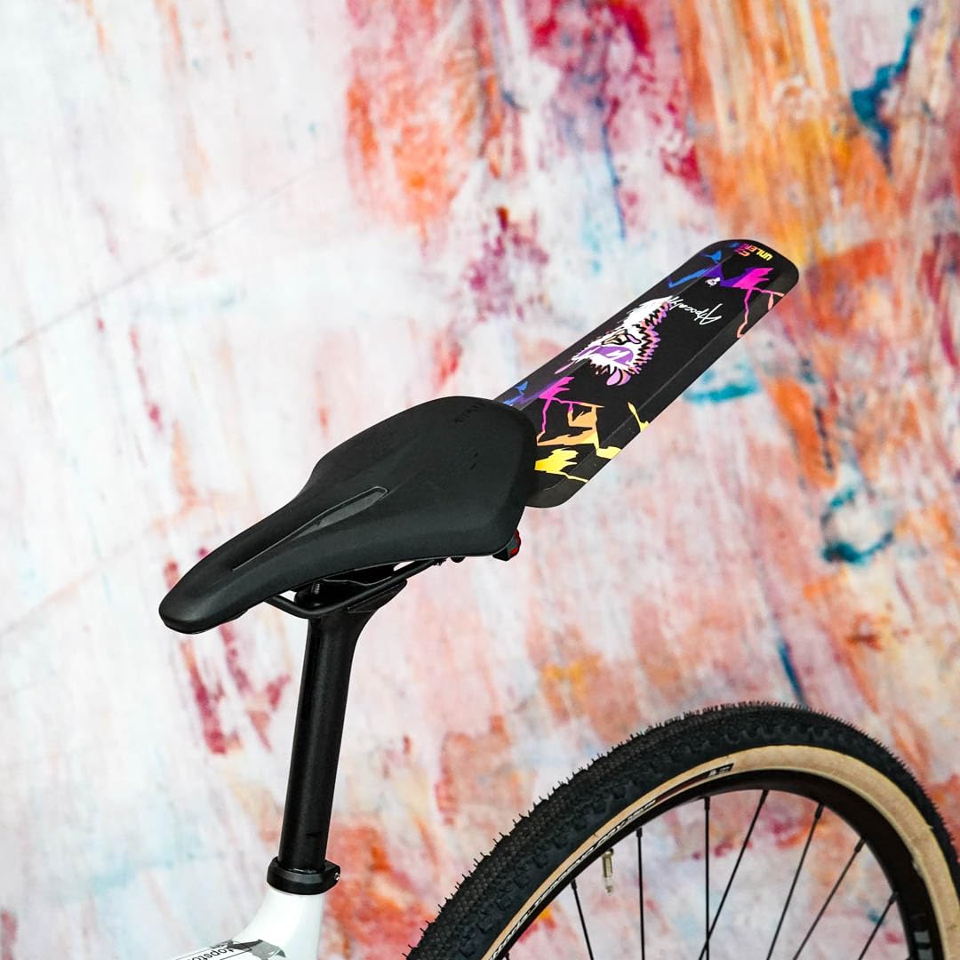 Riesel Design Parafango MTB In PE – Leggero E Universale Per Mountain Bike E E-MTB (fino A 2,6") – Made In Germany – Con Fascette