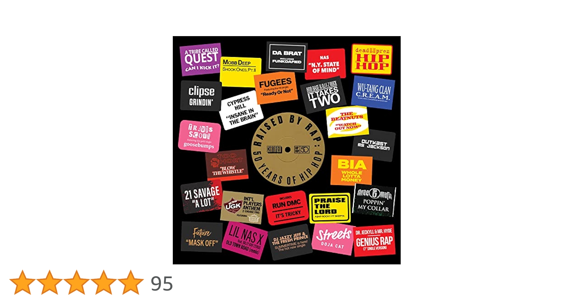 Amazon | Raised By Rap: 50 Years Of Hip Hop (Vinyl) [12 inch