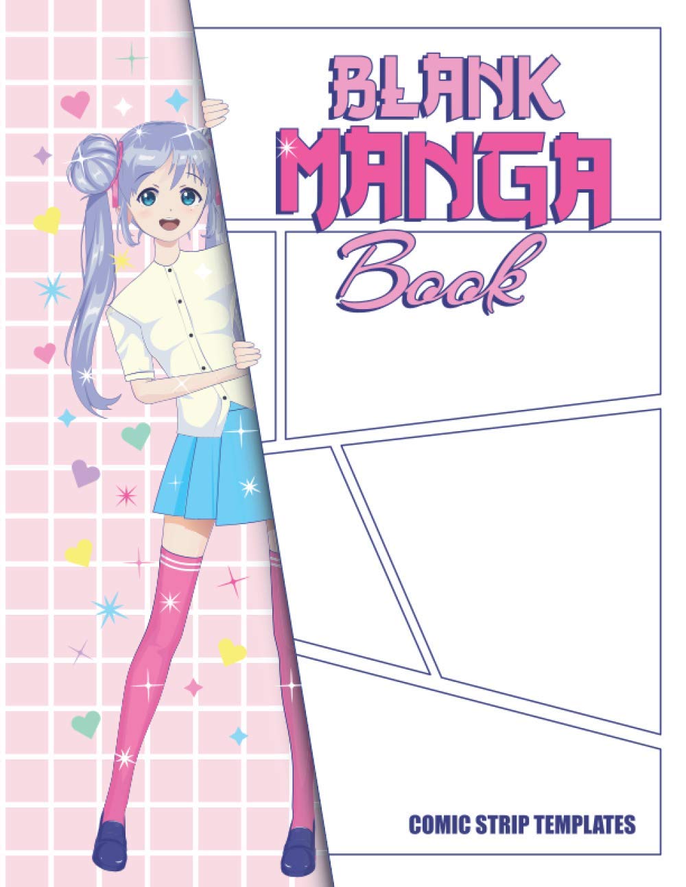 Blank Manga Book: Manga Storyboard Sketchbook | Comic Strip Templates to Draw your Own Comics | Variety of Template Layouts | Large Blank Comic ... and Stories | Gift Idea for Anime Lovers