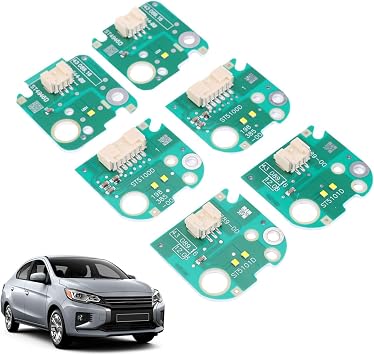 6Pcs Yellow DRL Angel Eyes LED Boards Stabilizer Compatible for BMW F30 LCI 3 Series 330i 340i 320 2016-2018 Daytime Running Light DRL Headlight Boards Module Replaces 63117419610, 63117419615