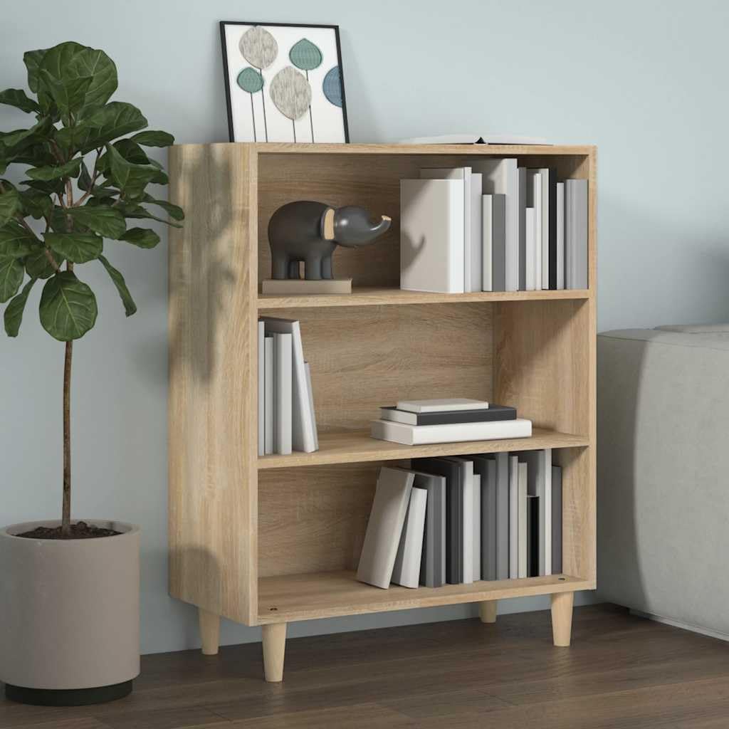 vidaXL Buffet Armoire de Rangement Organisateur de Maison Meuble de Rangement Armoire de Salon Chêne Sonoma Bois d'Ingénierie 69,5x32,5x90 cm