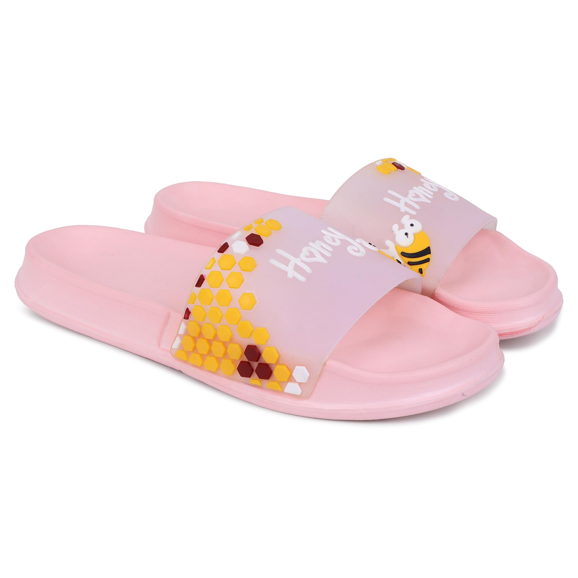 pampy angel Honey Beees Women's Flip Flops Slides Back Open Household Comfortable Slippers-picture-56